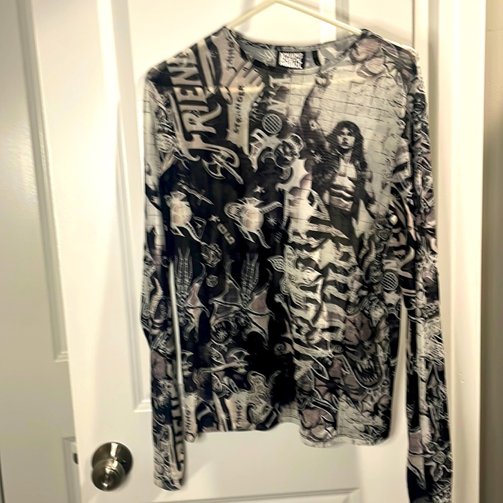 NWOT RECLAIMED VINTAGE STRANGER THINGS NYLON SHIRT
